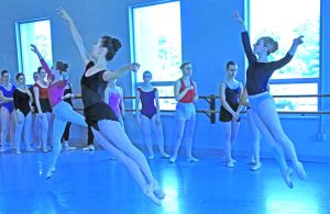 Students in class at Princeton Ballet School's Summer Intensive program 2014. Credit: Leighton Chen